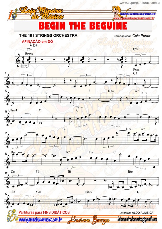 Partitura da música Begin The Beguine v.5