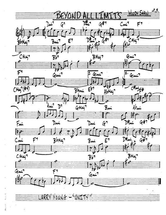 Partitura da música Beyond All Limits v.2