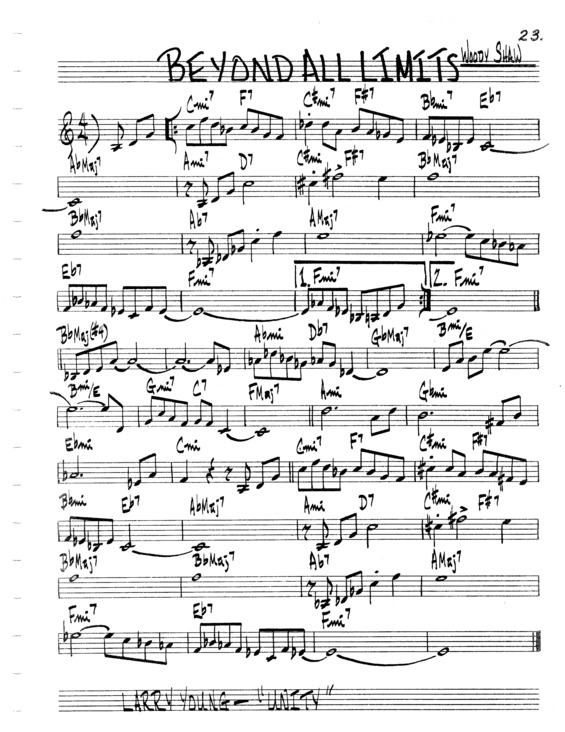 Partitura da música Beyond All Limits v.7