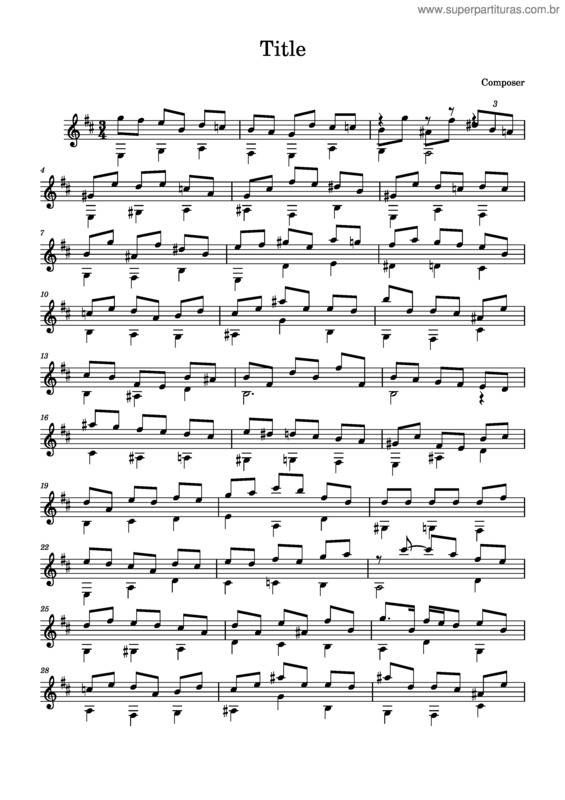 Partitura da música Bicho De Sete Cabeças v.4