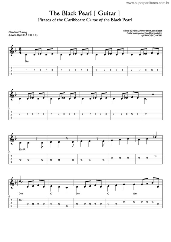 Partitura da música Black V.5