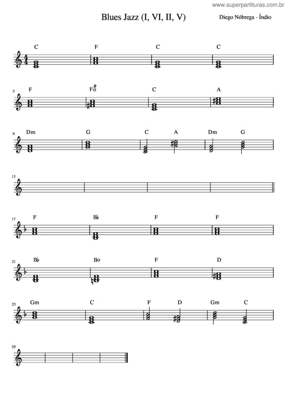 Partitura da música Blues_Jazz_