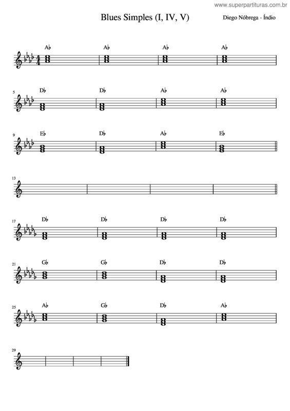Partitura da música Blues_Simples_ v.3