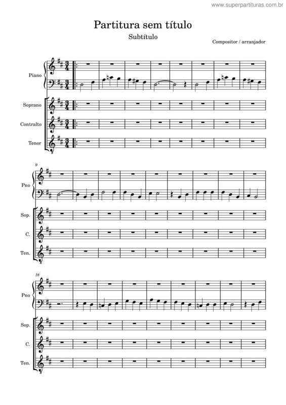 Partitura da música Boa Noite v.9