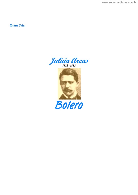 Partitura da música Bolero v.6