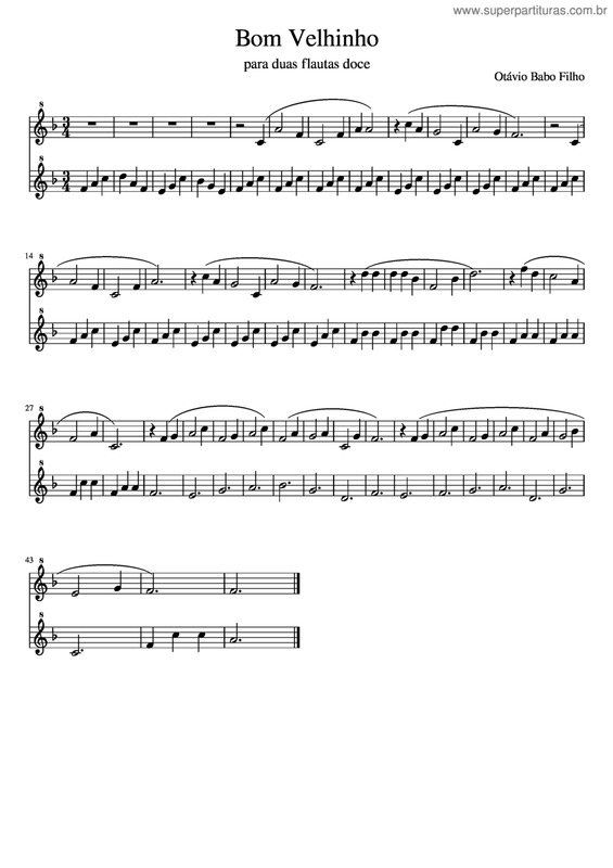 Partitura da música Bom Velhinhoi (Deixei Meu Sapatinho Na Janela Do Quintal)