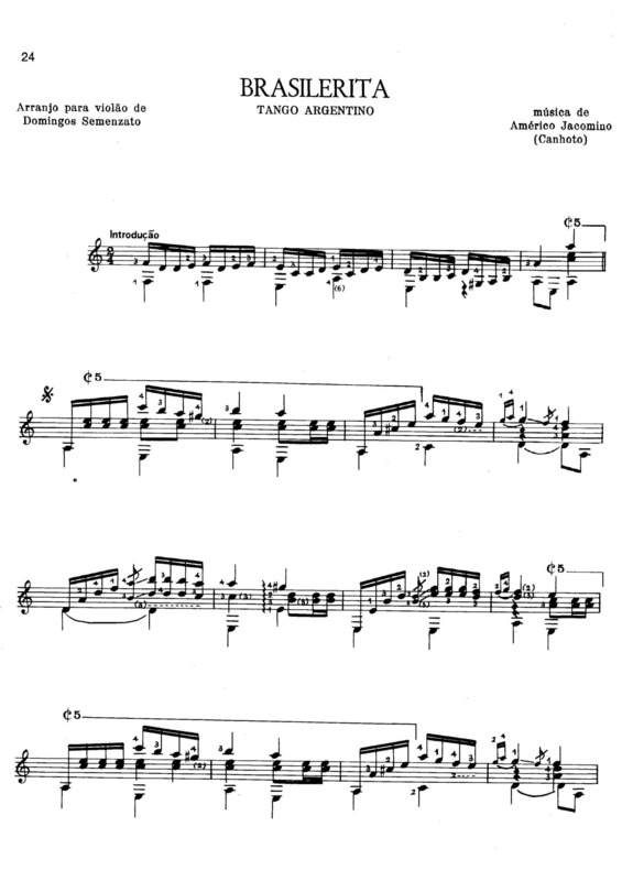 Partitura da música Brasilerita v.3