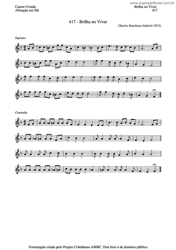 Partitura da música Brilha No Viver v.3