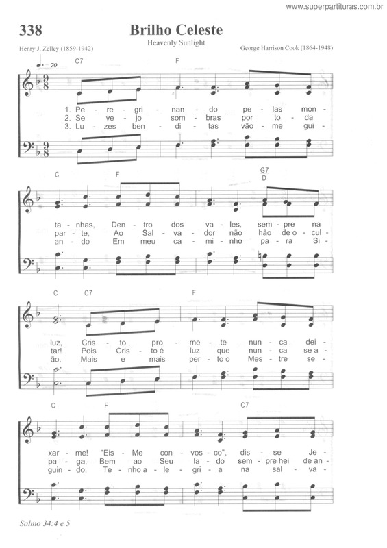 Partitura da música Brilho Celeste v.2