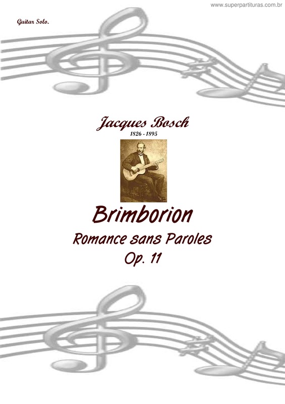 Partitura da música Brimborion