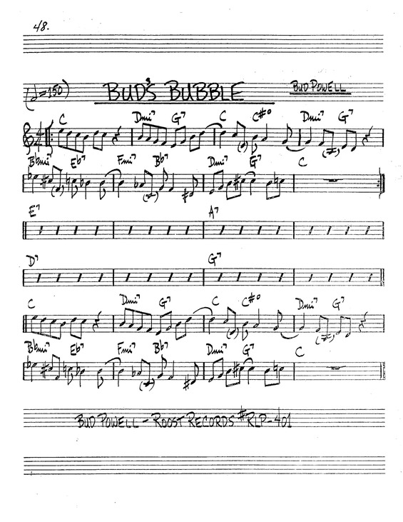 Partitura da música Buds Bubble v.2