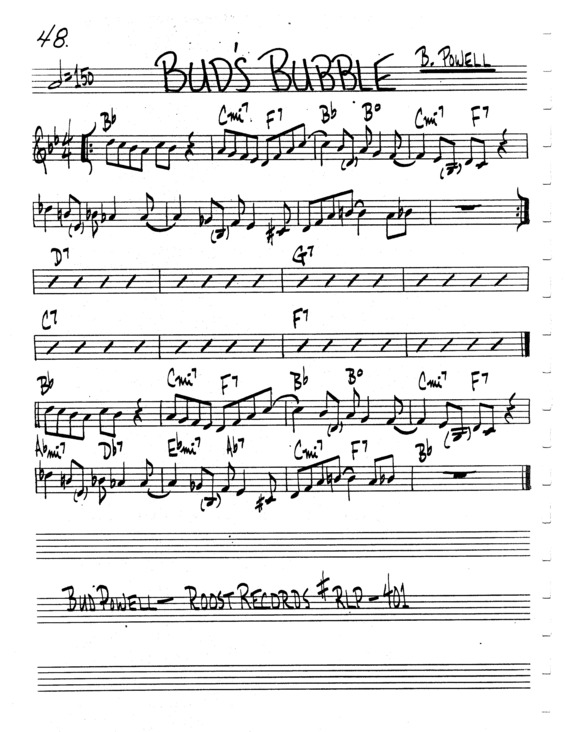 Partitura da música Buds Bubble v.7