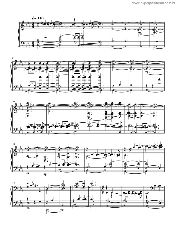 Partitura da música Bukan Dia Tapi Aku