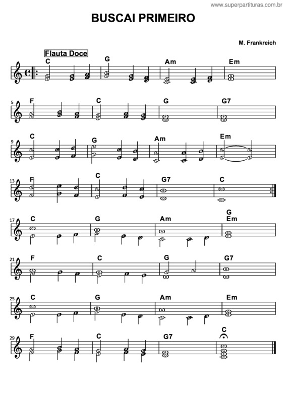 Partitura da música Buscai Primeiro v.12