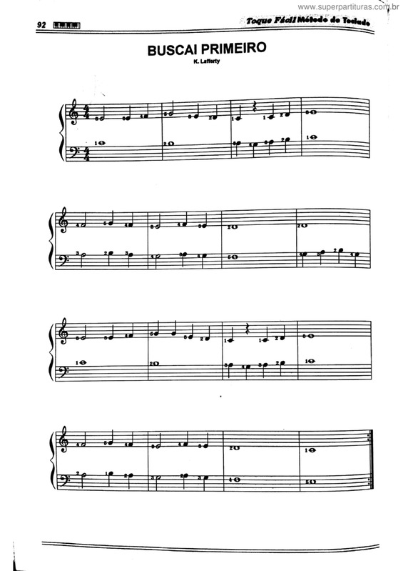 Partitura da música Buscai Primeiro v.7