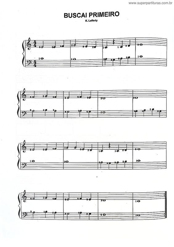 Partitura da música Buscai Primeiro v.8