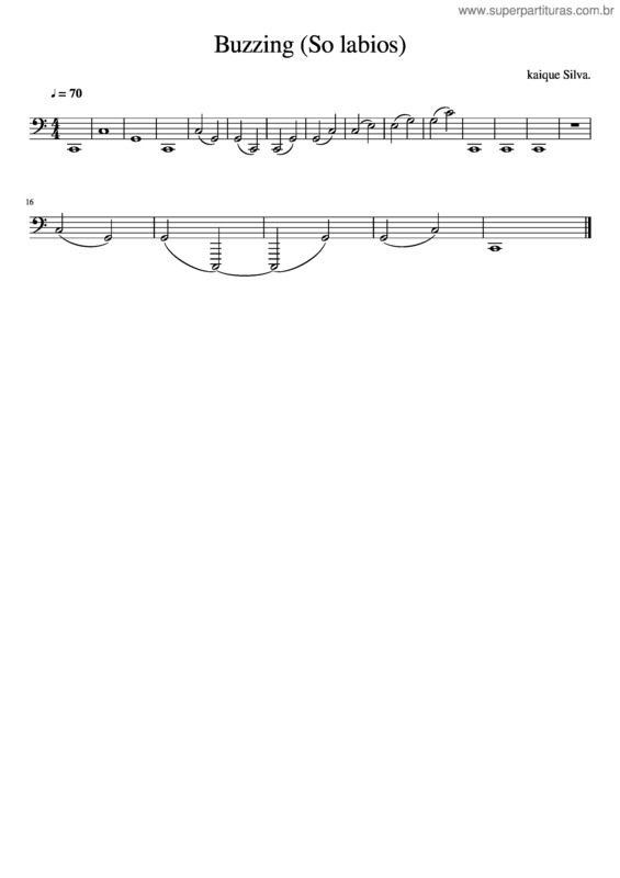 Partitura da música Buzzing v.2