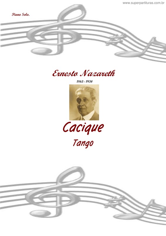Partitura da música Cacique v.6