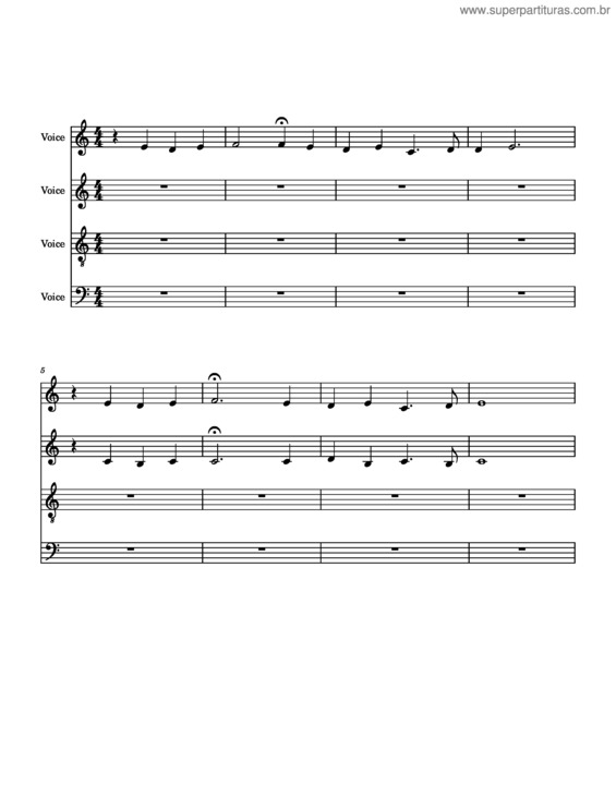 Partitura da música Calma Mi Alma