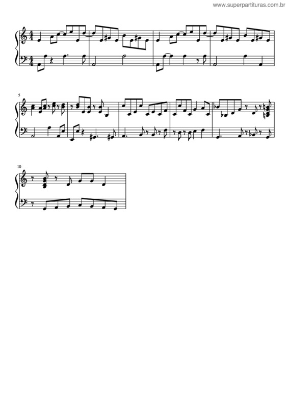 Partitura da música Can T Help Falling In Love Partie 5