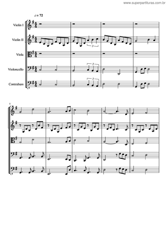 Partitura da música Can`T Help Falling In Love Quintet
