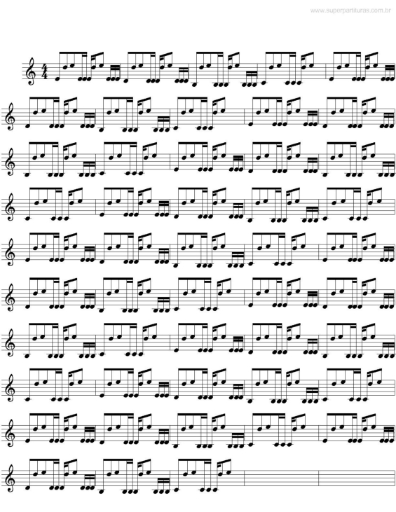 Partitura da música Can`t Stop