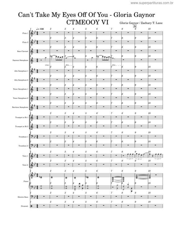 Partitura da música Can`T Take My Eyes Off You – Gloria Gaynor Can`T Take My Eyes Off Of You – Black Box Mix – Gloria Gaynor