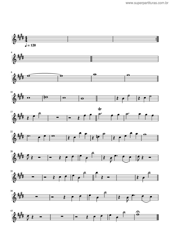 Partitura da música Cancao Do Apocalipse – Diante Do Trono