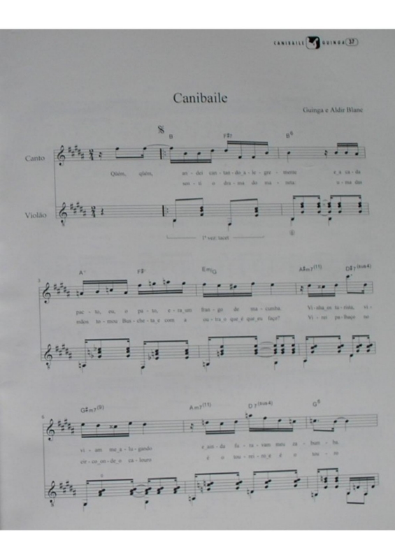 Partitura da música Canibaile