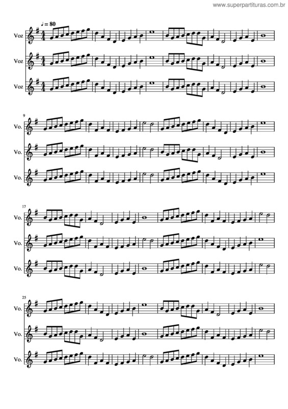 Partitura da música Canone De Inverno