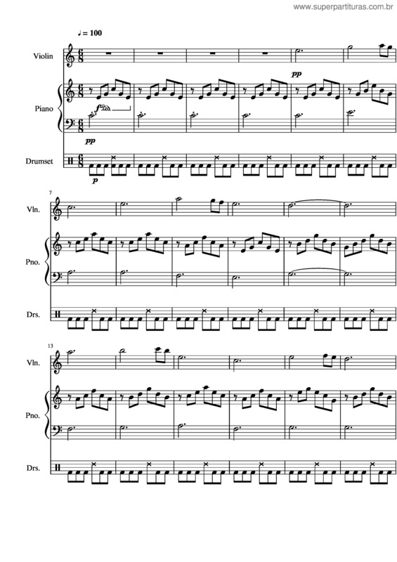 Partitura da música Cant Help Falling In Love Aw3 1