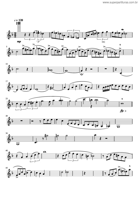 Partitura da música Carinhoso v.57