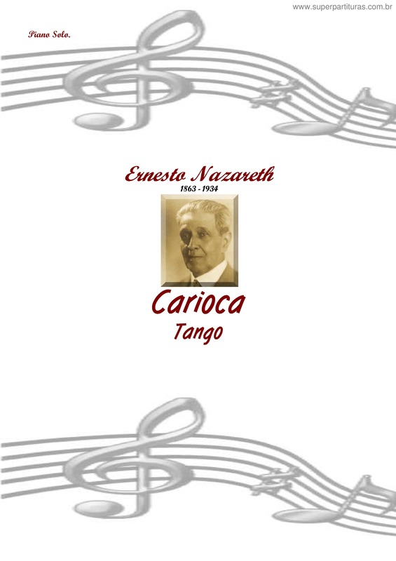 Partitura da música Carioca v.9