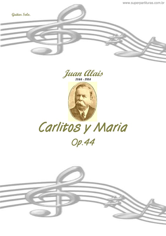 Partitura da música Carlitos y Maria