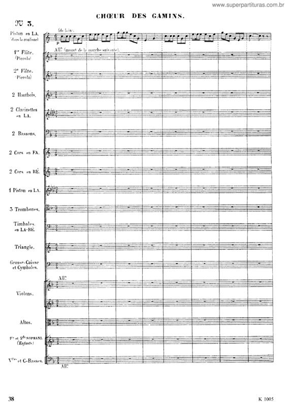 Partitura da música Carmen v.6