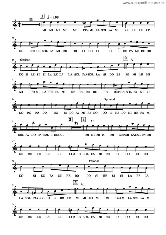Partitura da música Carnaval Del Val 14 Notas