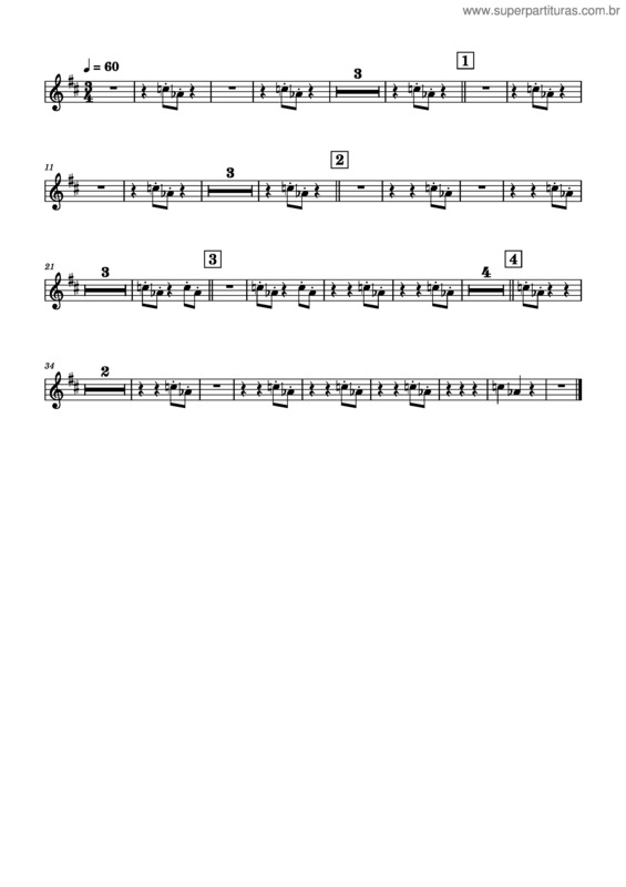 Partitura da música Carnival Of The Animals v.14