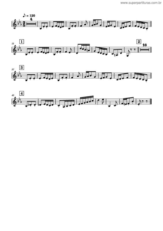 Partitura da música Carnival Of The Animals v.15