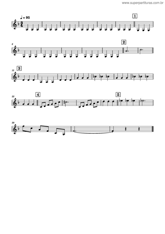 Partitura da música Carnival Of The Animals v.16
