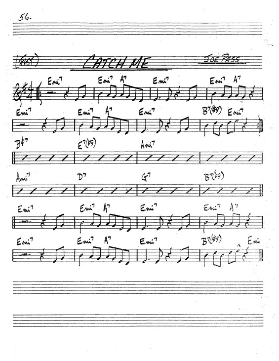 Partitura da música Catch Me v.2