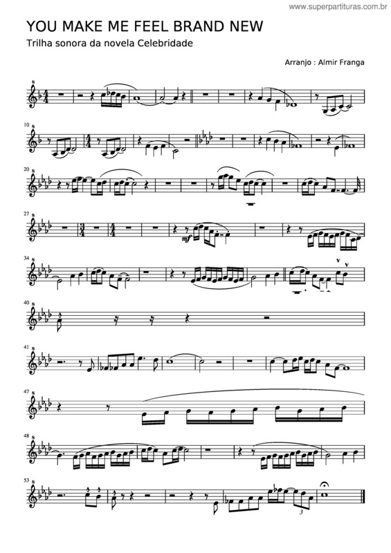 Partitura da música Celebridadefl1 Fatima 2