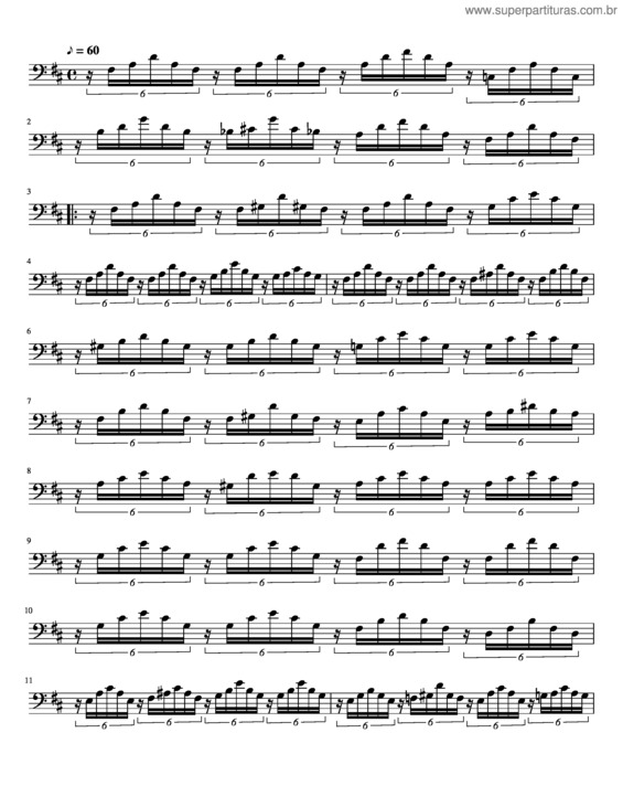 Partitura da música Cello Ave Maria