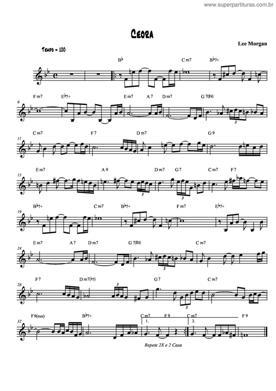 Partitura da música Ceora v.4