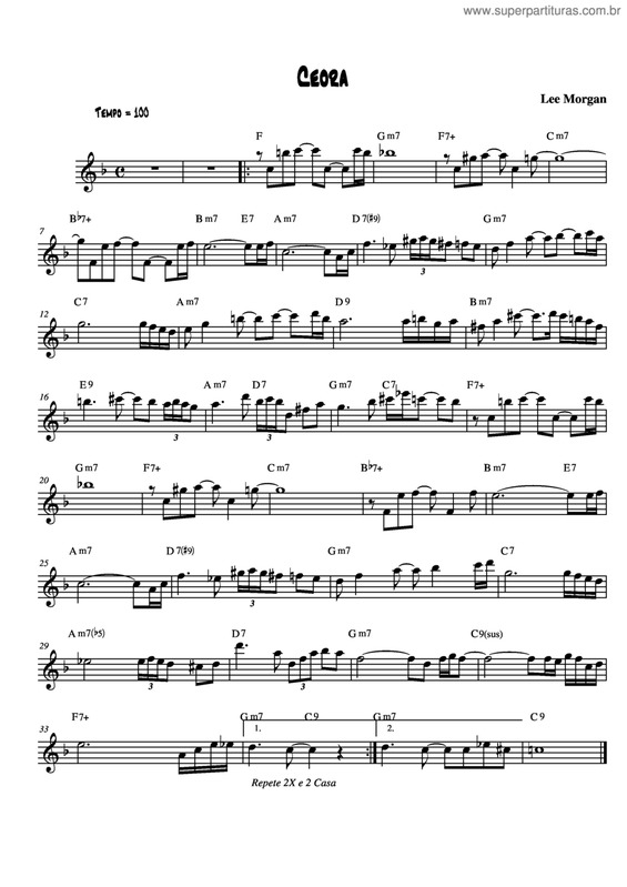 Partitura da música Ceora v.5