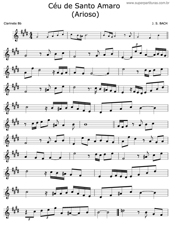 Partitura da música Céu De Santo Amaro v.3