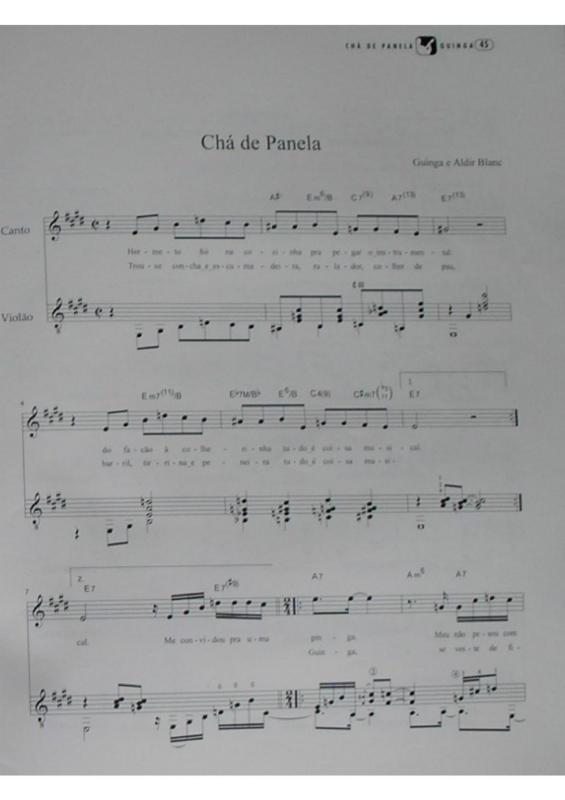 Partitura da música Chá de Panela