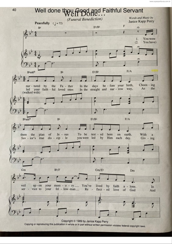 Partitura da música Chamado A Pregar