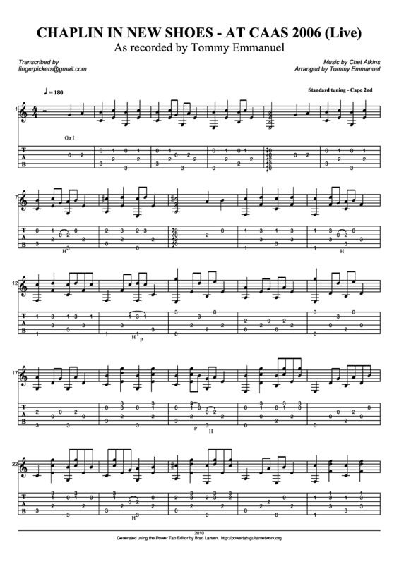Partitura da música Chaplin In New Shoes