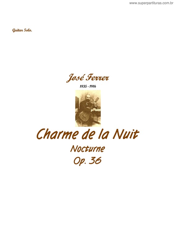 Partitura da música Charme de la Nuit