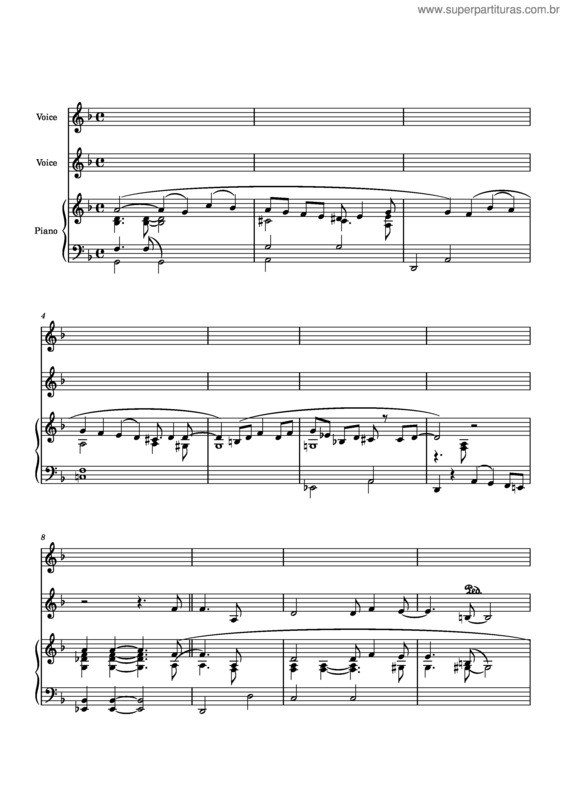 Partitura da música Chega De Saudade – Antônio Carlos Jobim v.2